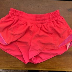Lululemon xs shorts - Coral